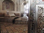 Cenotaphs, interior of the Taj Mahal