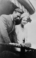 King George VI and Queen Elizabeth at Hope, British Columbia
