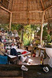 A bar in Zanzibar, Tanzania.