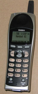 Cordless handset