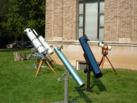 A group of Newtonian Telescopes at Perkins Observatory, Delaware, Ohio