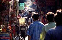 A market in Bangkok.