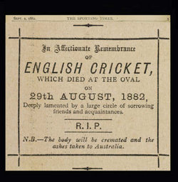 The obituary notice that appeared in The Sporting Times.