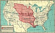 The Louisiana Purchase doubled the size of the United States