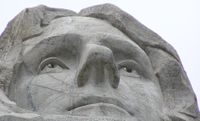 Jefferson on Mount Rushmore.