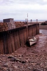 The same location at low tide