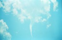 A shear funnel observed by Project VORTEX in North Texas in 1994.