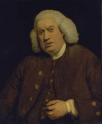 Samuel Johnson (1709 – 1784) circa 1772. Johnson wrote A Dictionary of the English Language in 1747, and was a prolific writer, poet, and critic who had Tourette syndrome.