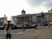View across the square from the southeast to the National Gallery.