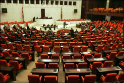 Interior of the Grand National Assembly of Turkey