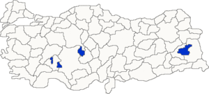 Provincial map of Turkey