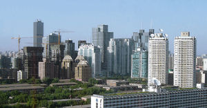 A corner of the emerging Beijing CBD.