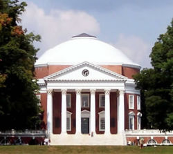 The University of Virginia, designed and founded by Thomas Jefferson, is one of 19 UNESCO World Heritage Sites in the United States. It is one of many highly regarded public universities supported by U.S. state governments.
