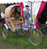 A typical rickshaw