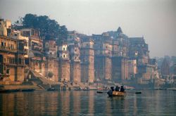 Situated on the banks of river Ganga, Varanasi attracts thousands of Hindu piligrims every year.