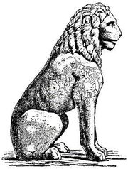 In Athens, Greece, some Swedish vikings wrote a runic inscription on the Pireus lion