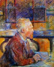 Vincent van Gogh, pastel drawing by Henri de Toulouse-Lautrec