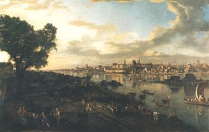 Warsaw in 1770 by Canaletto