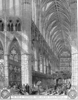 The choir in 1848.