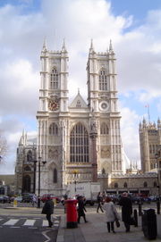 Westminster Abbey, as seen from the west