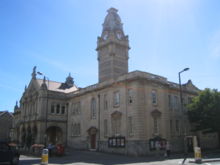 The town hall.