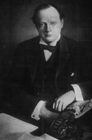 Churchill as a young man