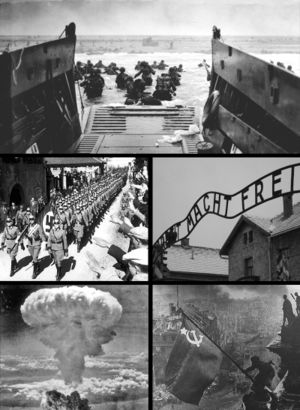 World War II montage image