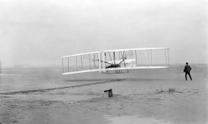 First flight, December 17, 1903.