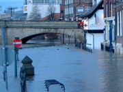 The Kings Arms pub during floods