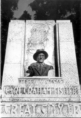 Carl Graham Fisher monument at Miami Beach, Florida photo Florida Photographic Collection