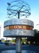 Weltzeituhr at Alexanderplatz