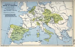 Habsburgs Possessions in 1547