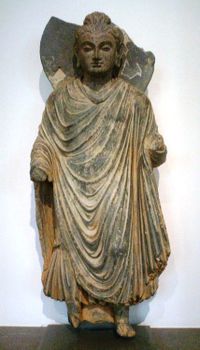 Standing Buddha, Gandhara, 1st century CE.