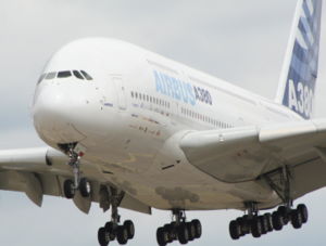 Airbus A380, the largest passenger jet in the world, is set to enter commercial service in 2007.