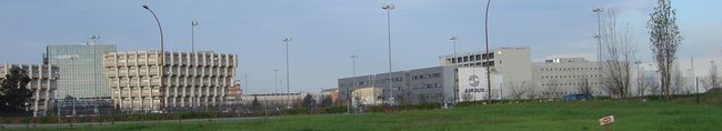 The main Airbus factory in Toulouse lies just next to Toulouse Airport.