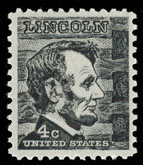 Lincoln stamp, issued Nov. 19, 1965.