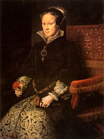 Queen Mary I of England restored the English allegiance to Rome.