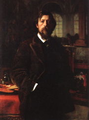 Selbstbildnis - self portrait, 1885