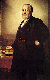 Official White House portrait of Benjamin Harrison 