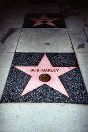 Marley's star on the Hollywood Walk of Fame
