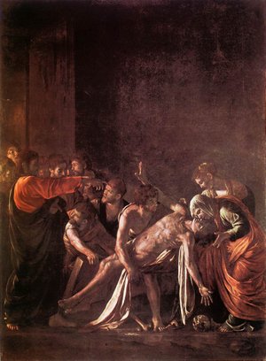 The Raising of Lazarus (1609), Museo Regionale Uffici, Messina.