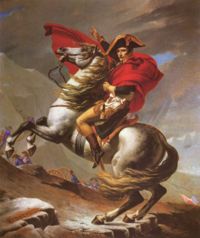Napoleon Crossing the Alps (1801)