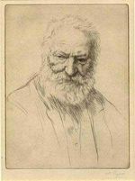 Victor Hugo, by Alphonse Legros