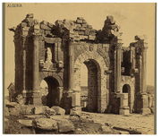 Roman arch of Trajan at Thamugadi (Timgad), Algeria