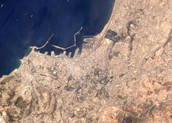 Algiers as seen from space.