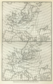 Weather map of Europe, 10 December 1887