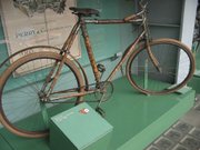 American bike from 1896. The frame is made of bamboo