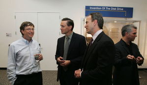Gates with Steve Jurvetson of DFJ, Stratton Sclavos of Verisign and Greg Papadopoulos of Sun Microsystems, October 1, 2004.