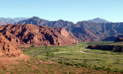 Calchaquí Valleys in the province of Salta