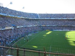 The stadium for Boca Juniors football club, currently the team with the most international championships (16)